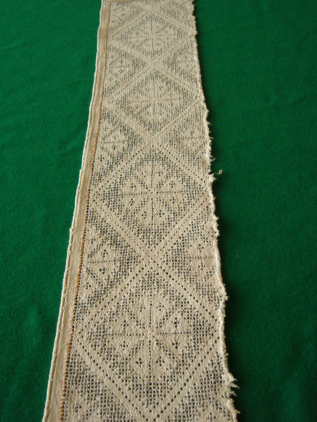 Tela sfilata, accessori tessili