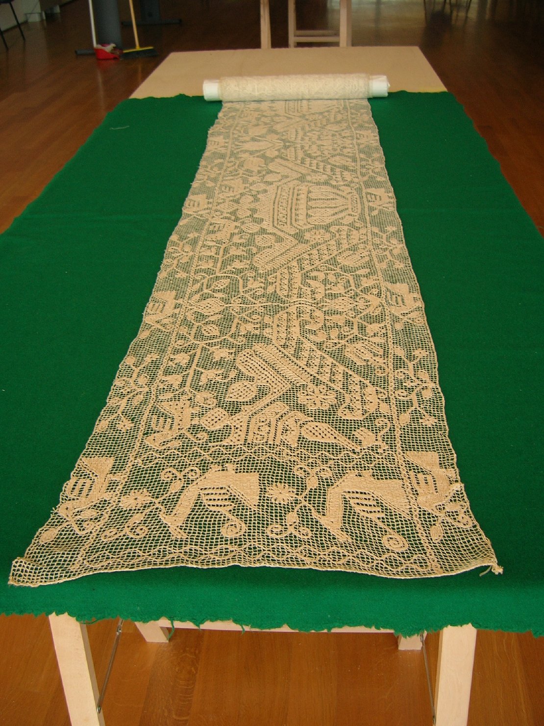 Striscia di filet, accessori tessili