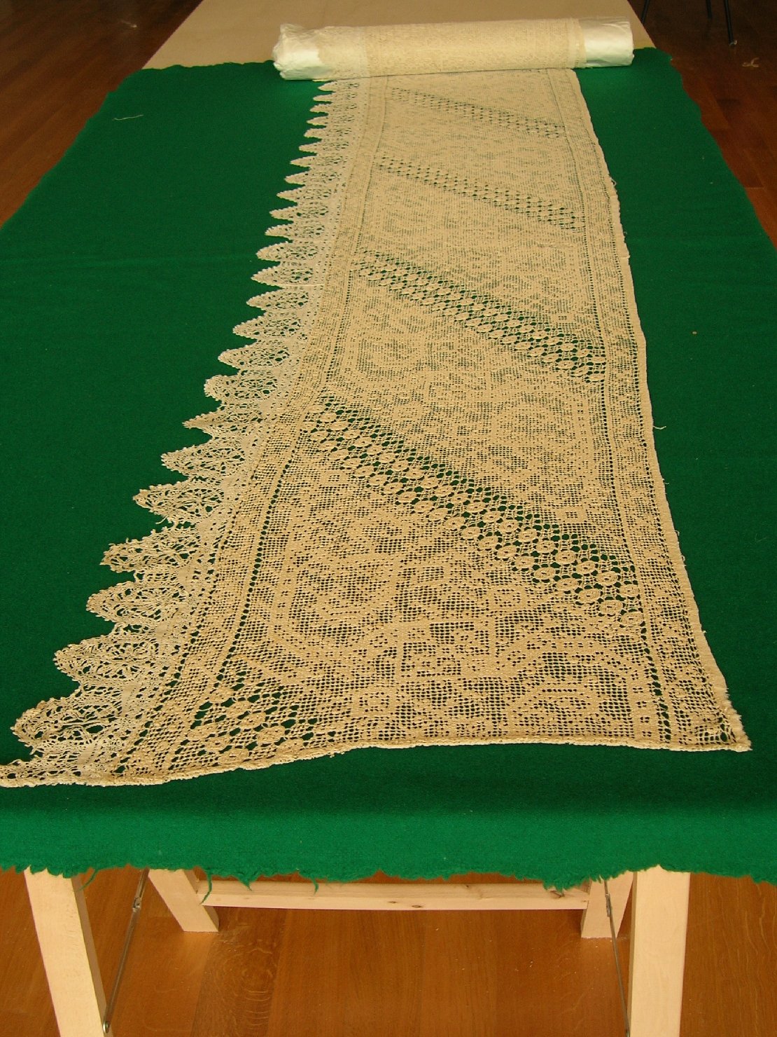 Striscia di filet, accessori tessili