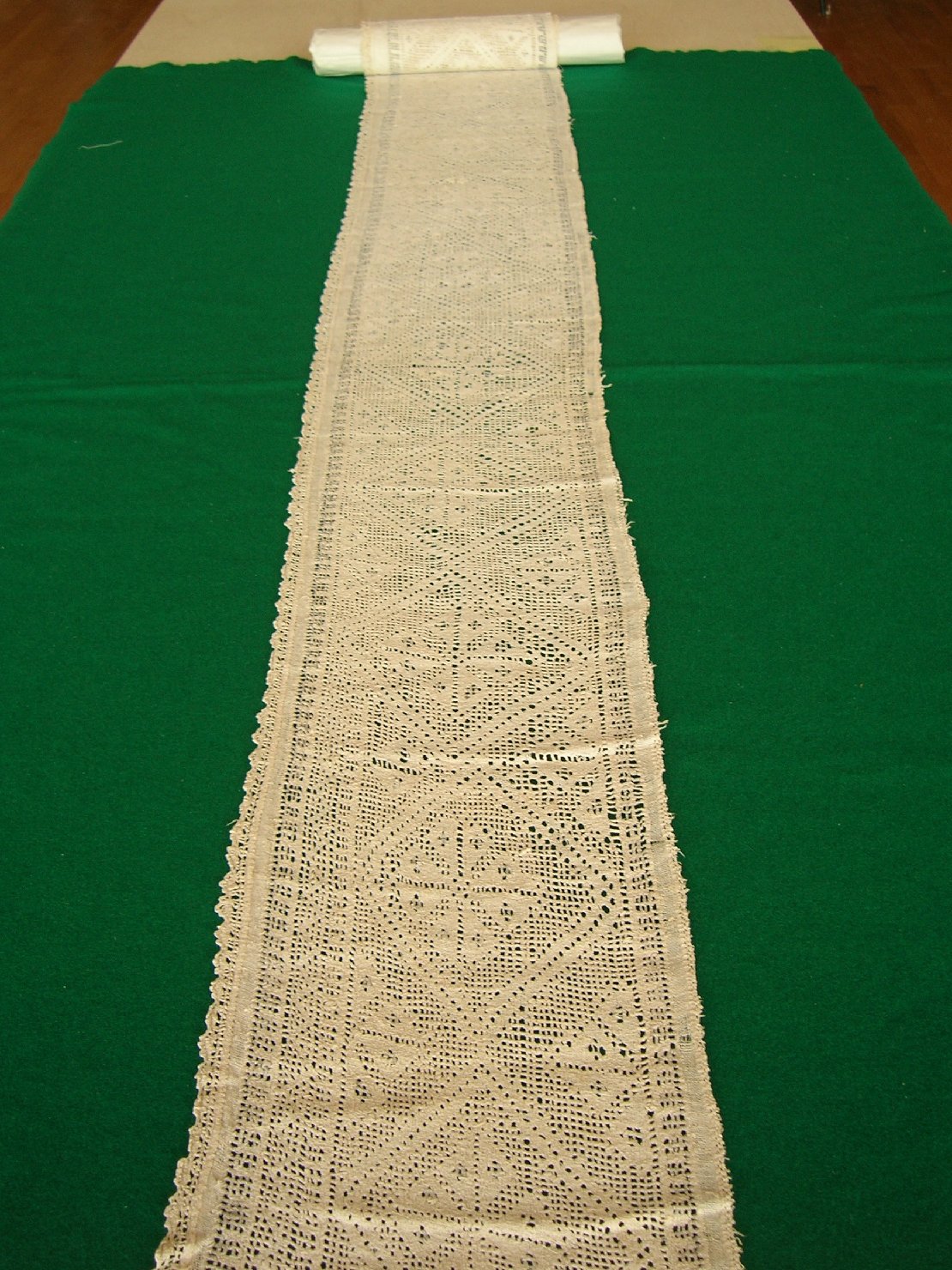 Striscia di filet, accessori tessili
