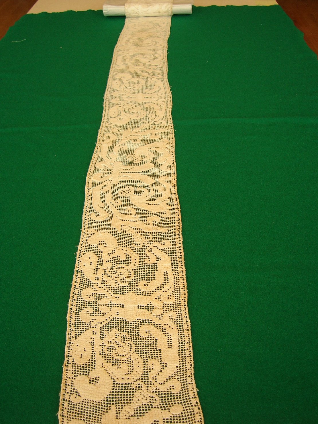 Striscia di filet, accessori tessili