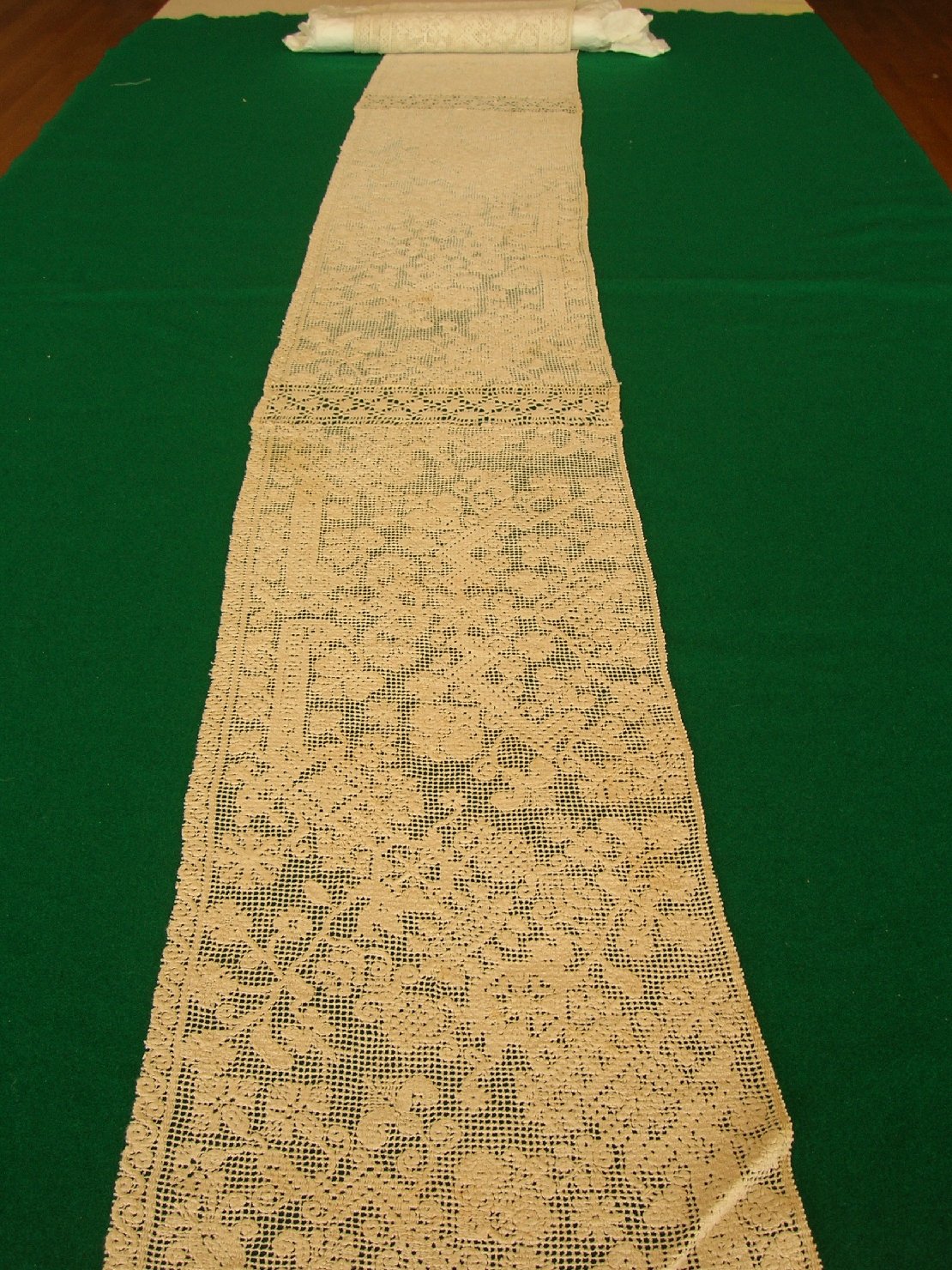 Striscia di filet, accessori tessili
