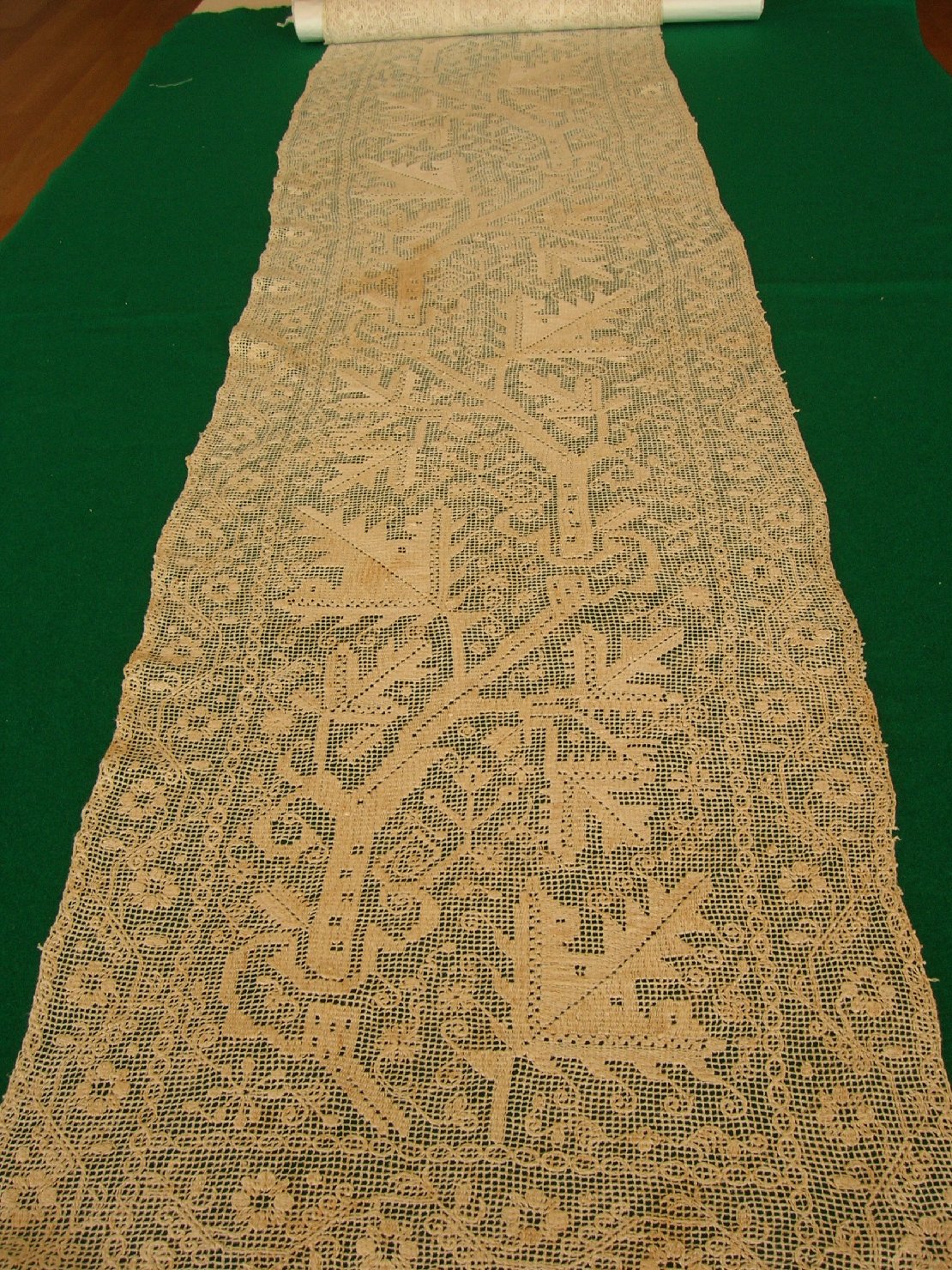 Striscia di filet, accessori tessili