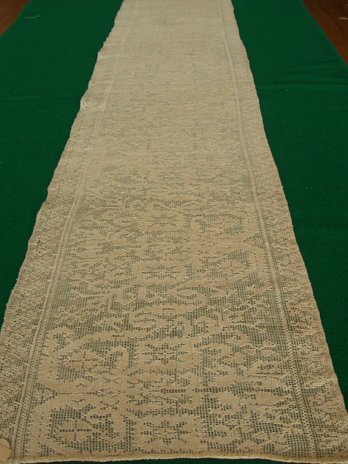 Striscia di buratto, accessori tessili