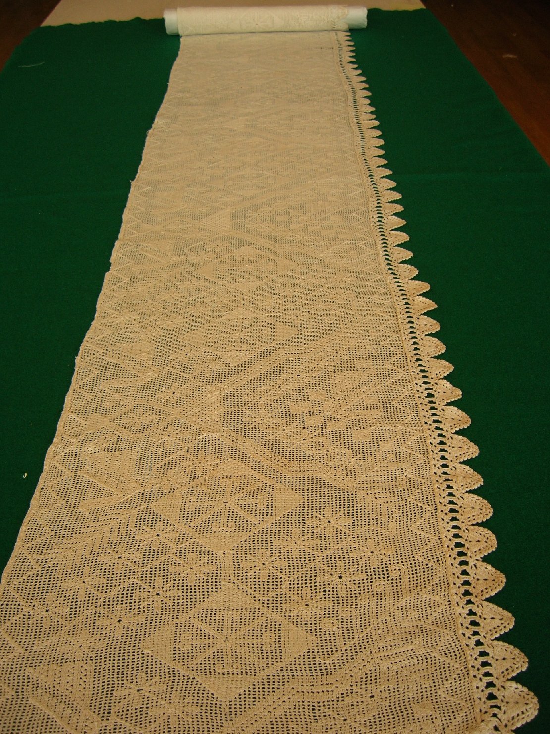 Striscia di buratto, accessori tessili