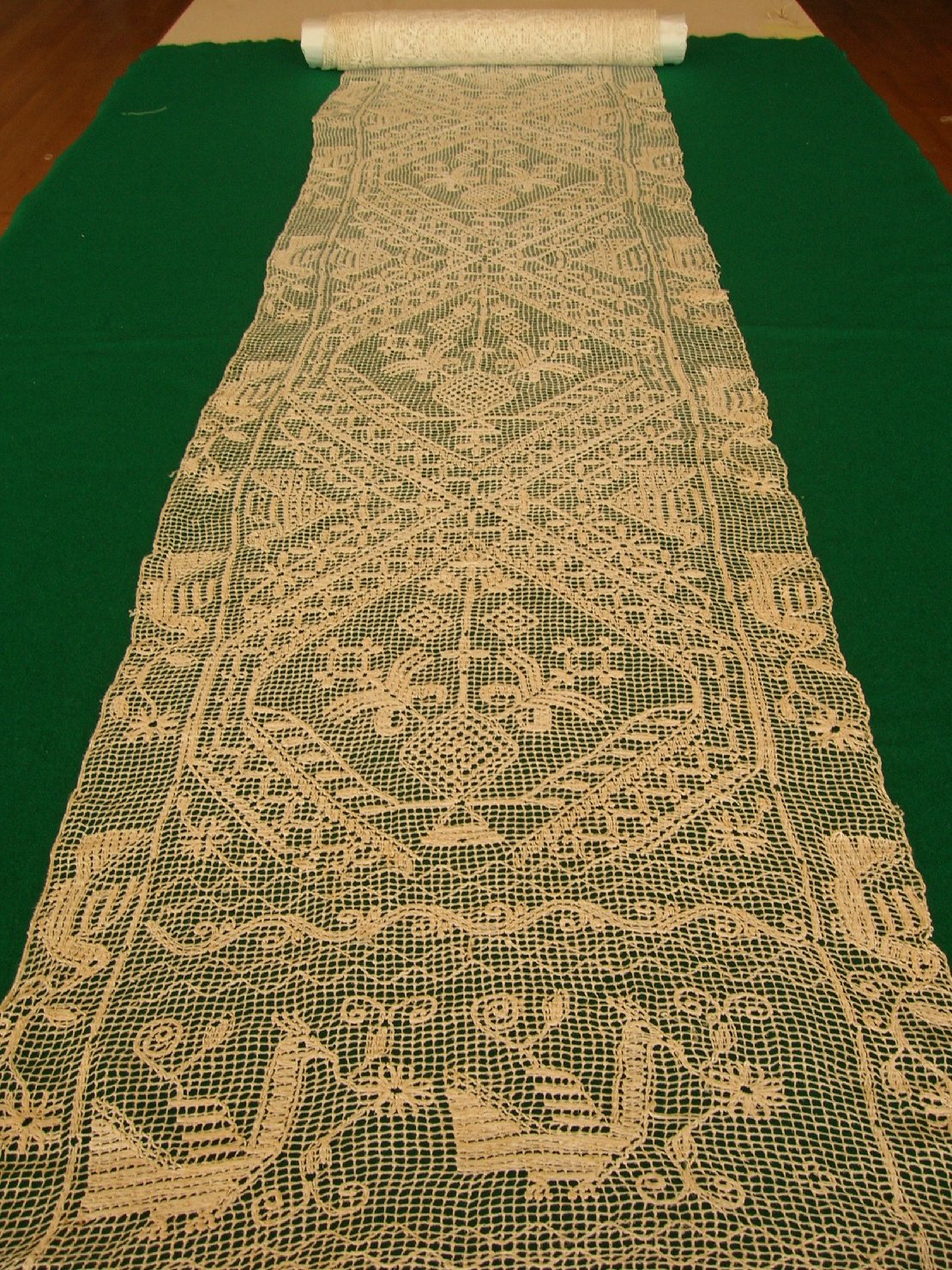 Striscia di filet, accessori tessili