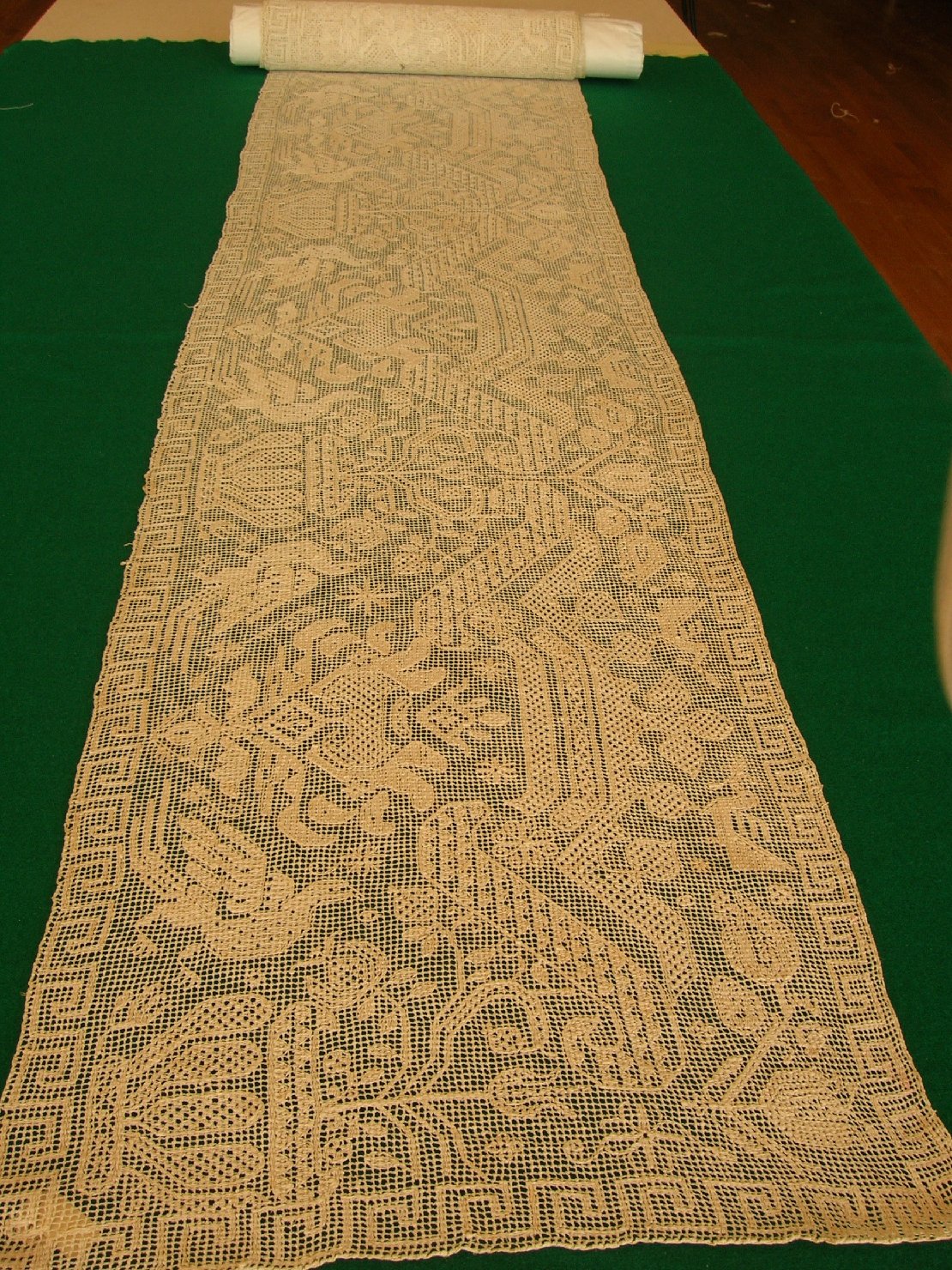 Striscia di filet, accessori tessili