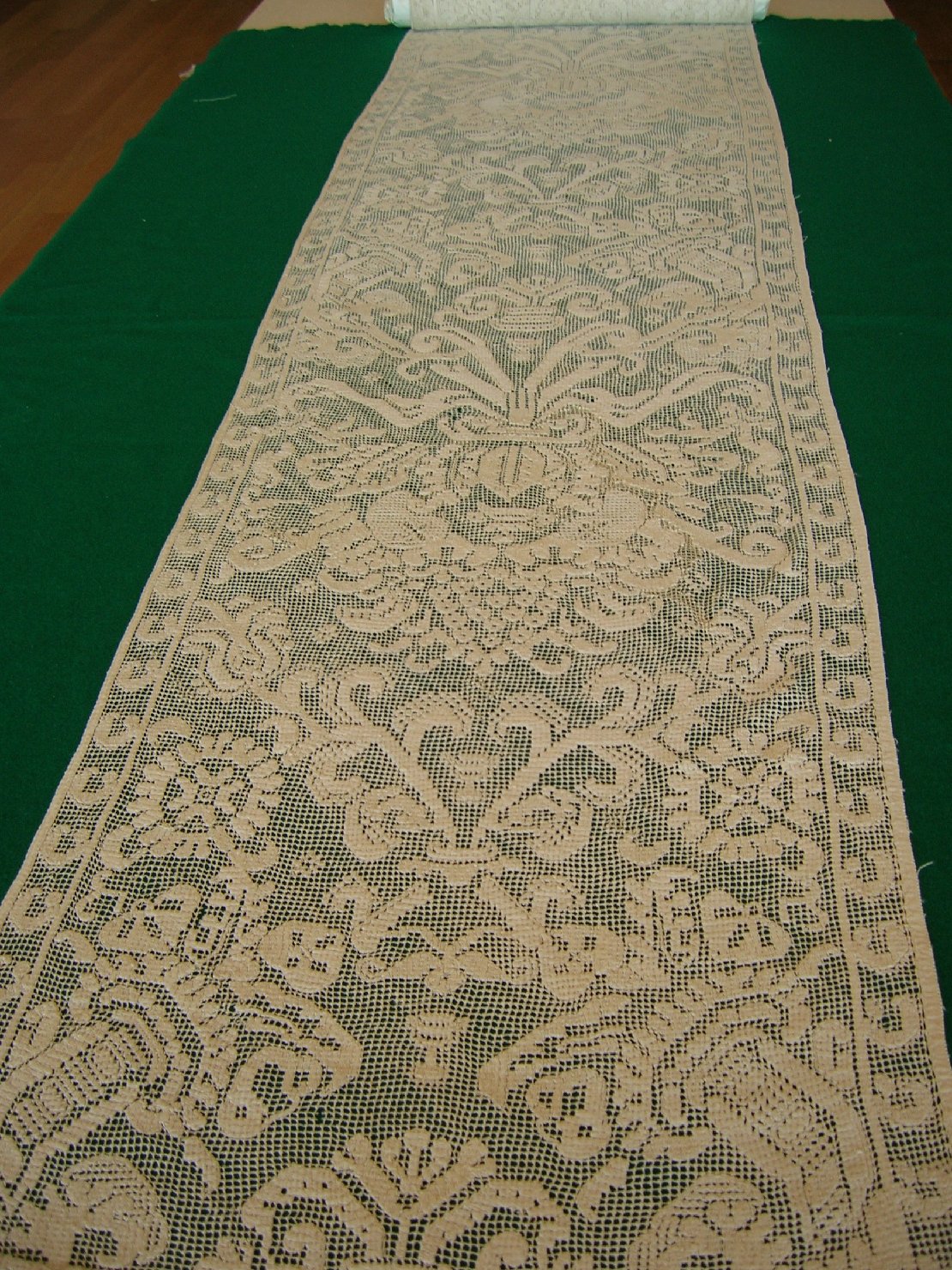 Striscia di filet, accessori tessili