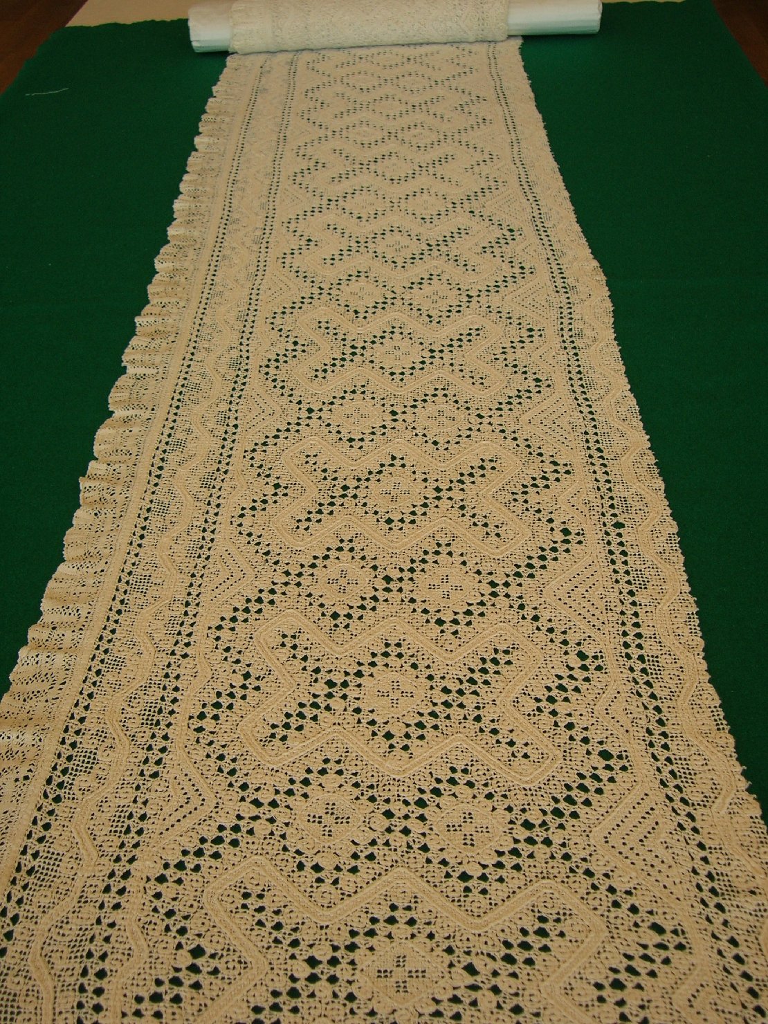 Striscia di buratto, accessori tessili