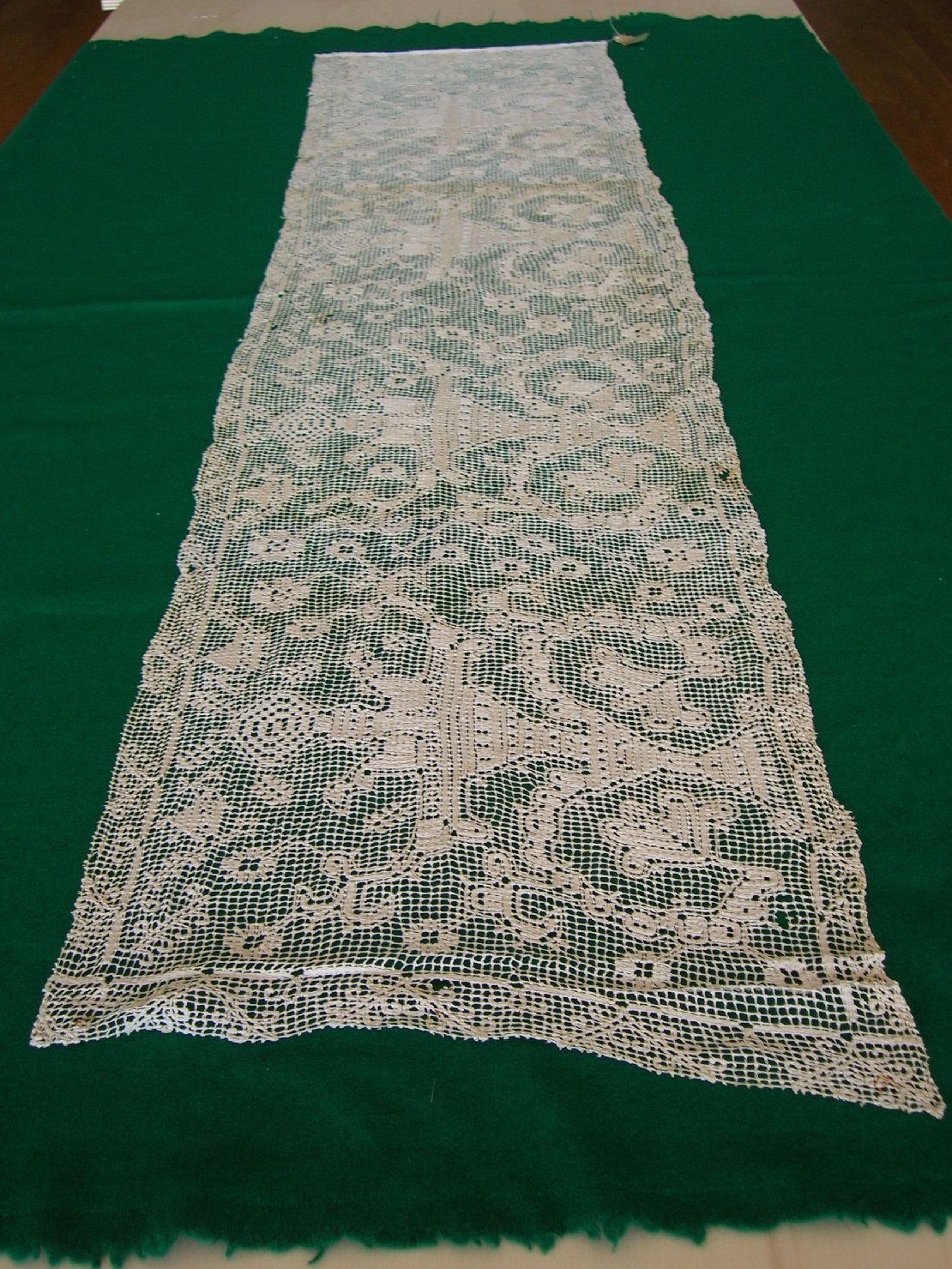 Striscia di filet, accessori tessili