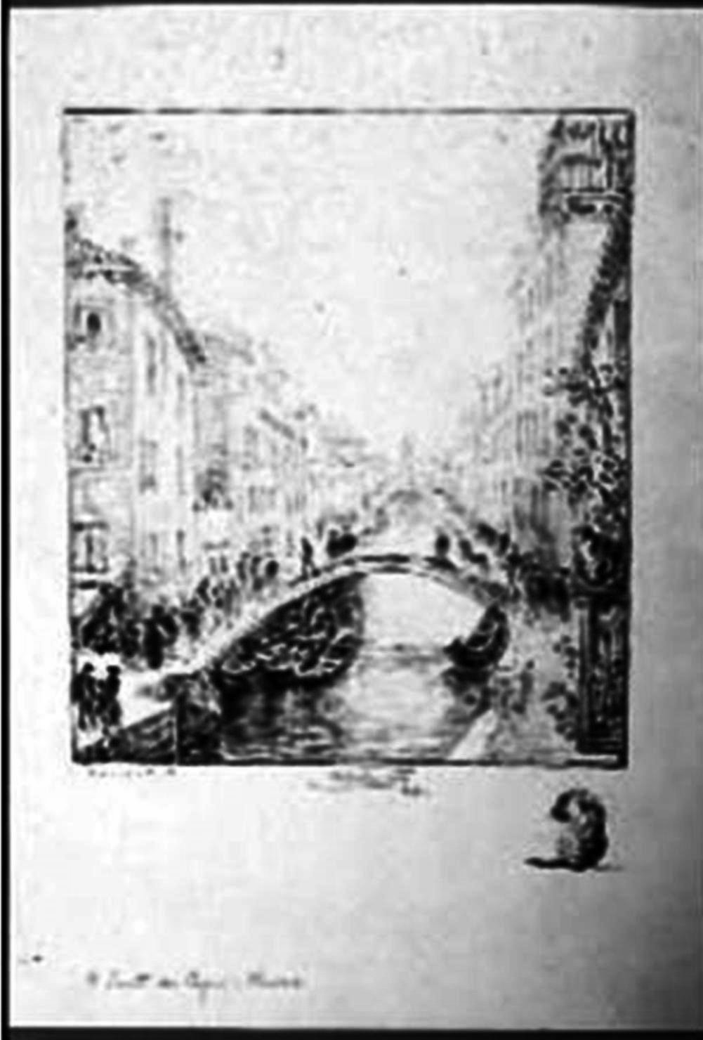 Il ponte dei pugni - venezia, veduta di venezia (stampa)