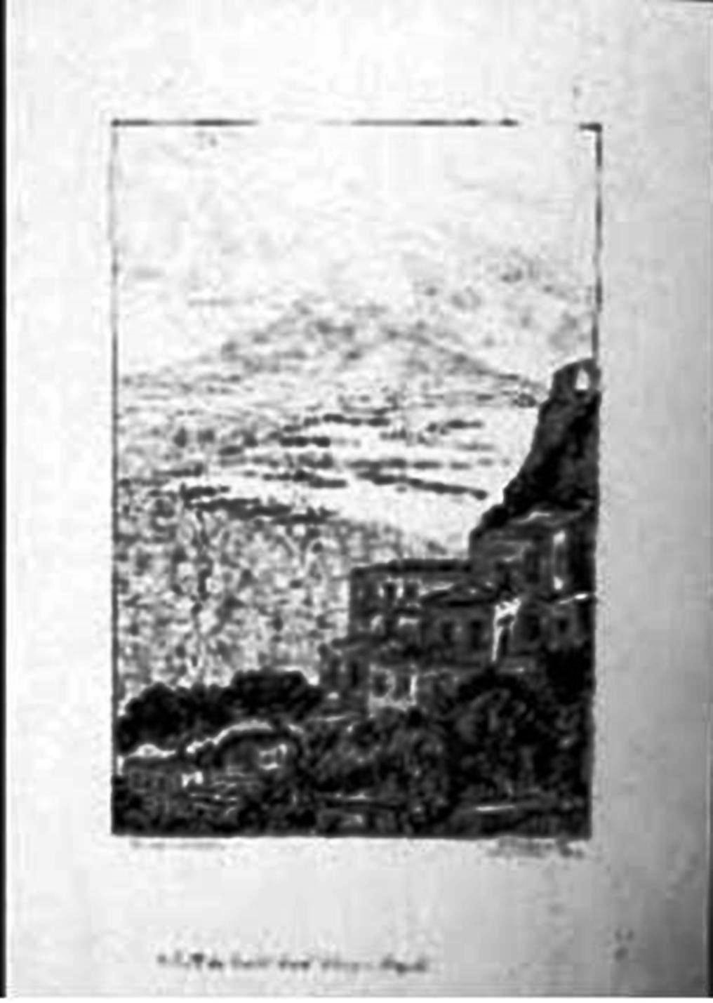 Il porto di castel sant'elmo - napoli, veduta di napoli (stampa)