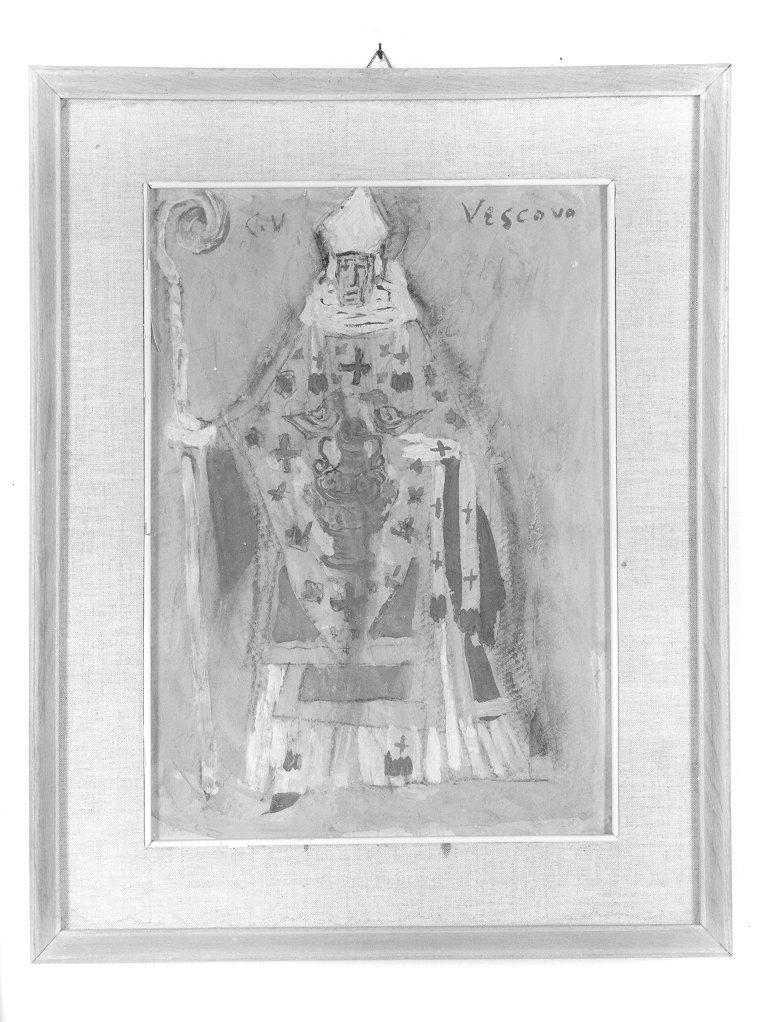 costume per personaggio maschile (disegno, elemento d'insieme) di Vagnetti Giovanni (sec. XX)