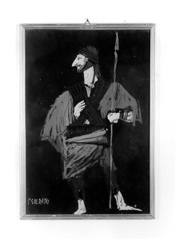 costume per personaggio maschile (disegno, elemento d'insieme) di Luzzati Emanuele (sec. XX)