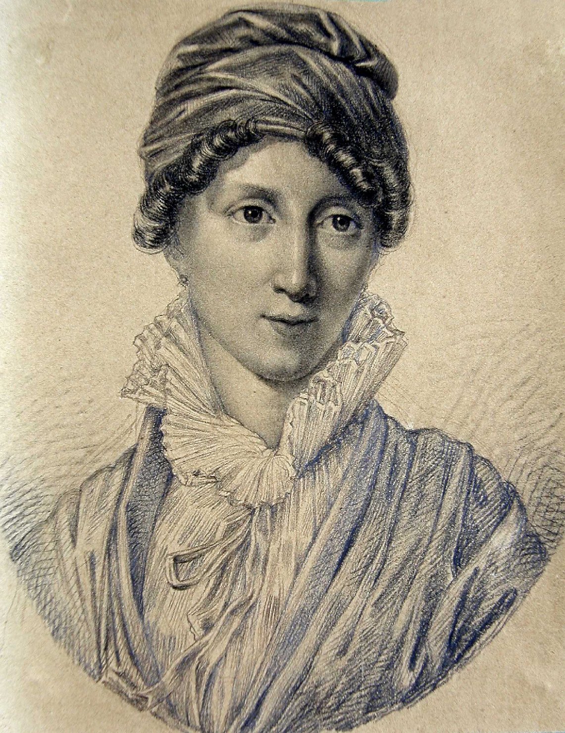 Ritratto di Dorotea Roncioni, ritratto di Dorotea Roncioni (disegno, opera isolata) - ambito francese (sec. XVIII)