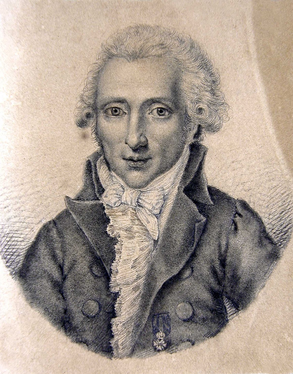 Ritratto di Girolamo Roncioni, ritratto di Girolamo Roncioni (disegno, opera isolata) - ambito francese (sec. XVIII)