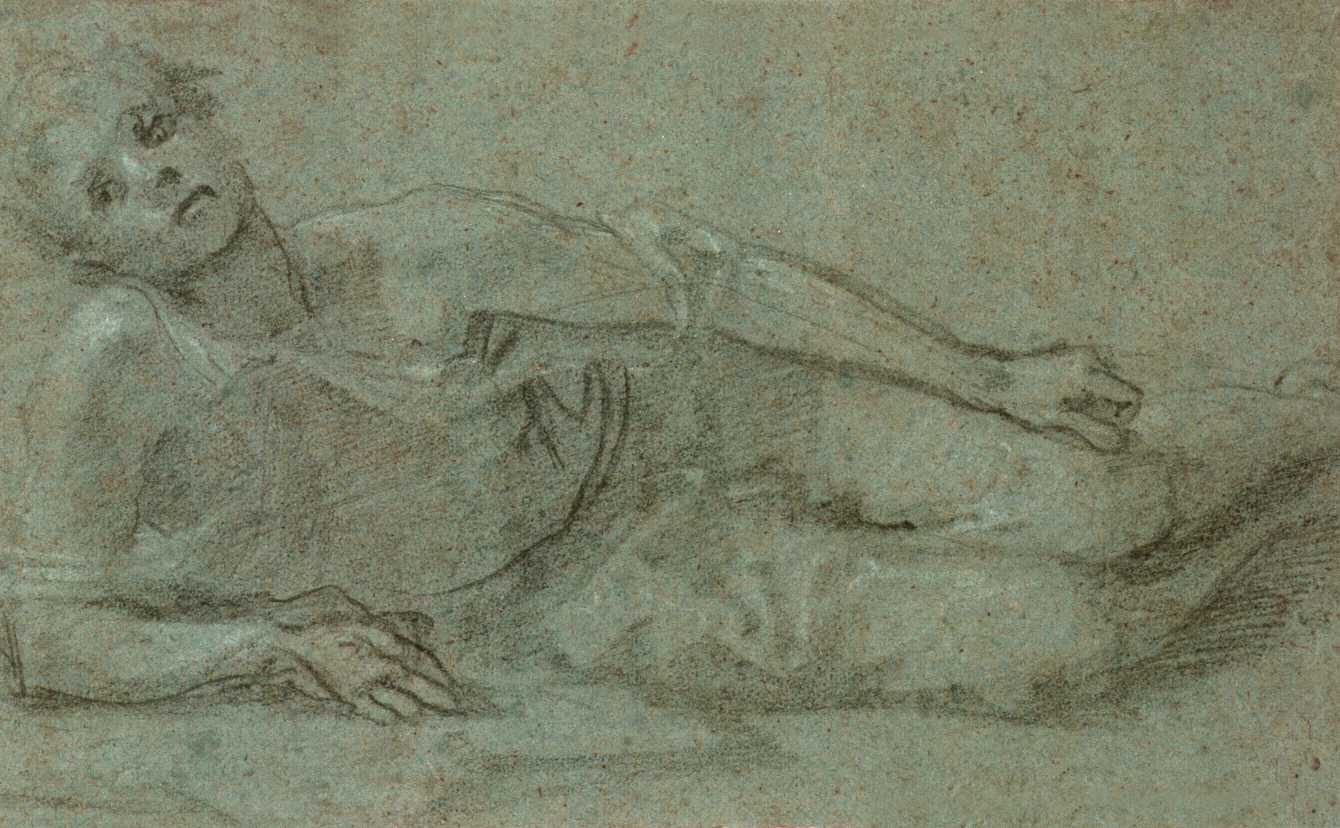 Studio di giovane, giovane (disegno, opera isolata) di Cardi Ludovico detto Cigoli (attribuito) (secc. XVI/ XVII)