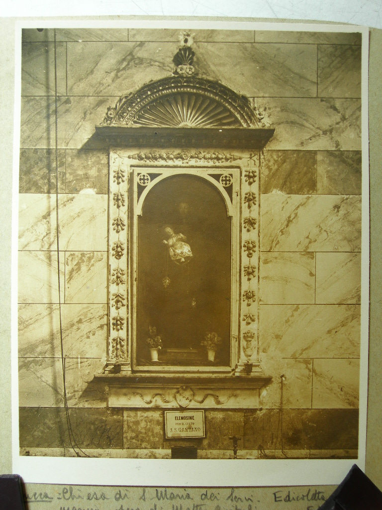 Edicola, Chiesa di S. Maria dei Servi (positivo) di Anonimo (XX)