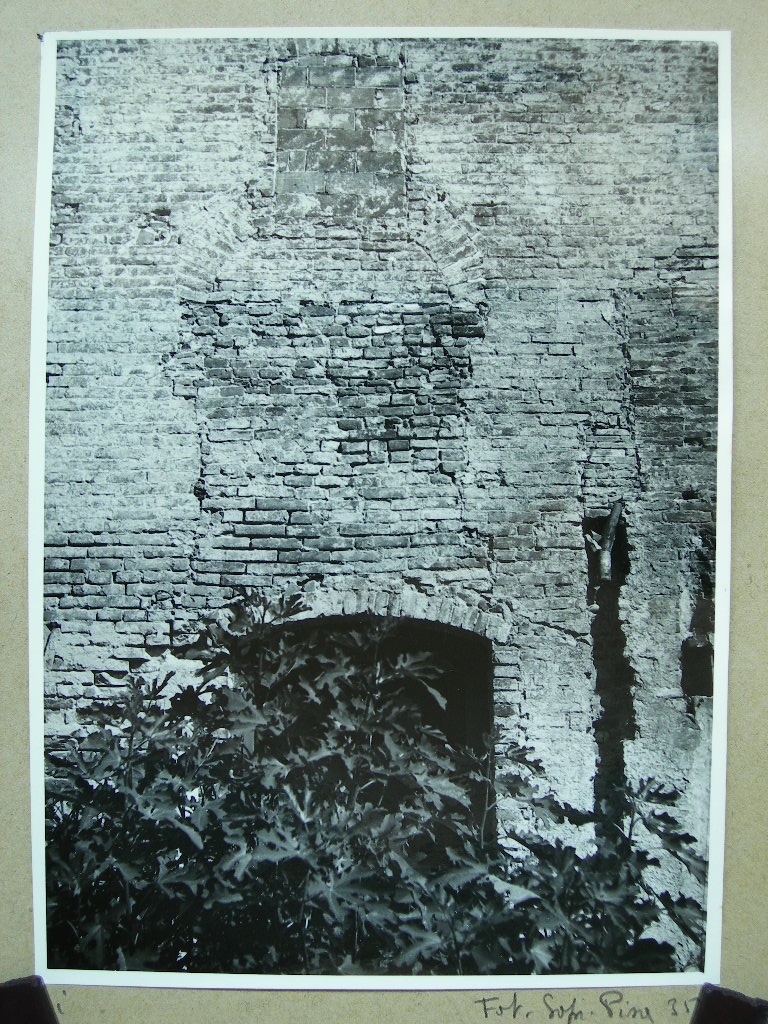 Villa Guinigi, prospetto (positivo) di Anonimo (XX)