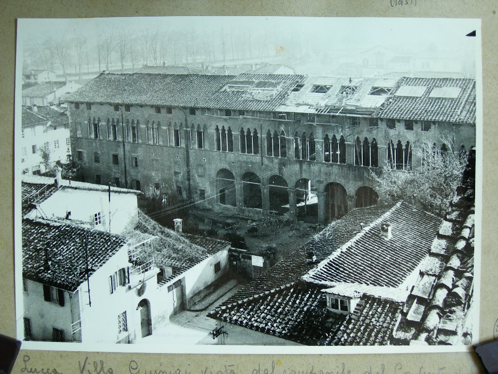 Villa Guinigi, veduta panoramica (positivo) di Anonimo (XX)
