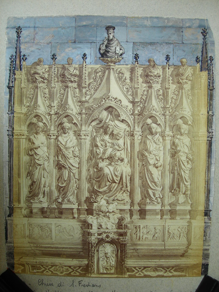 Chiesa di S. Frediano, dossale d'altare (positivo) di Anonimo (XX)