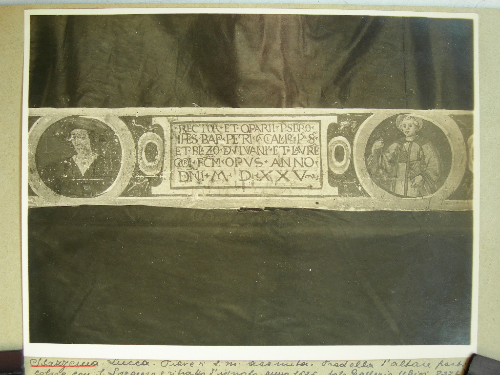 Predella d'altare (positivo) di Anonimo (XX)