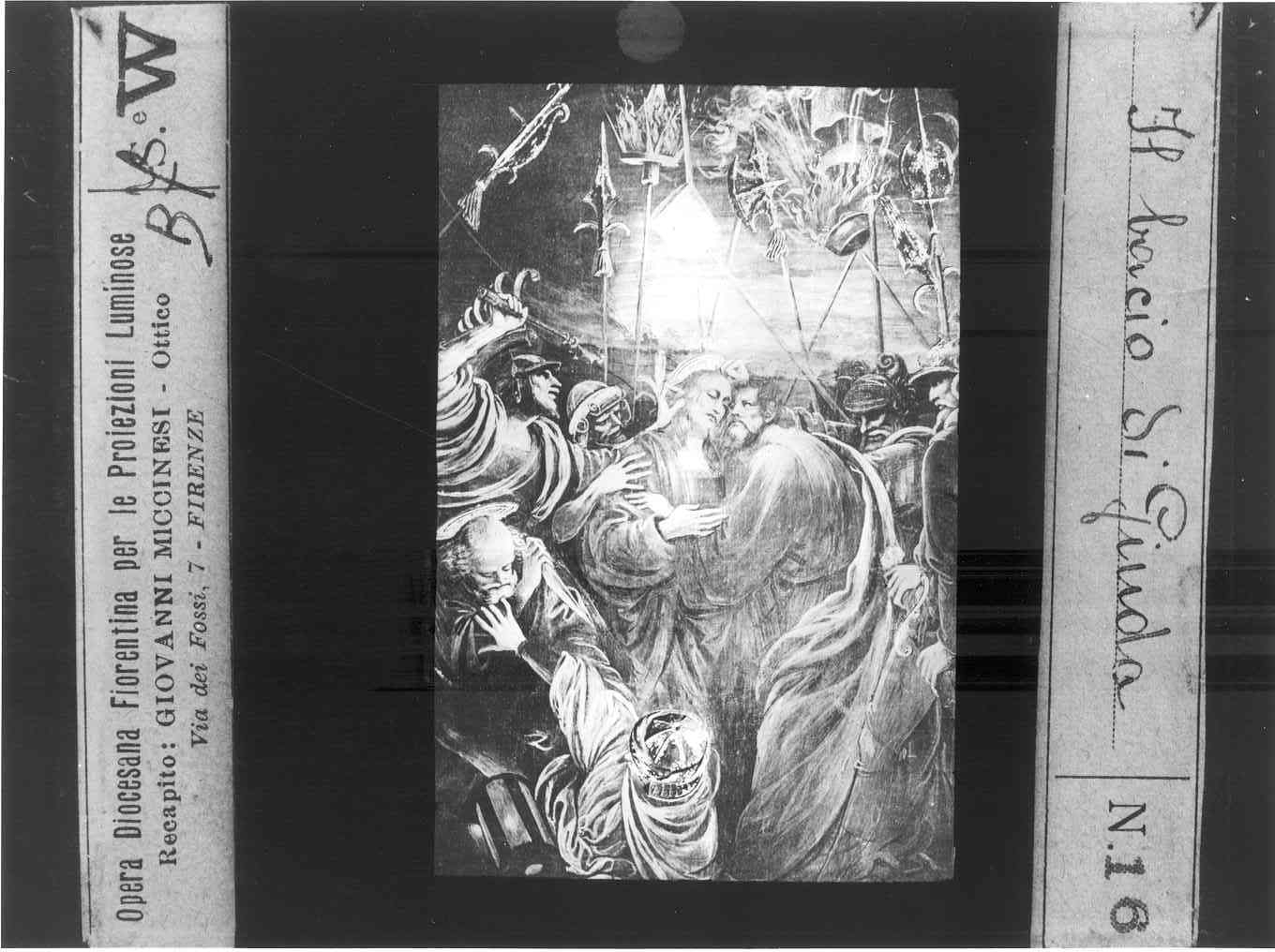 BACIO DI GIUDA (diapositiva) di Anonimo (prima metà XX)