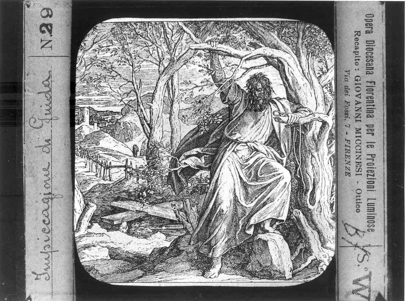 GIUDA SI IMPICCA (diapositiva) di Anonimo (prima metà XX)