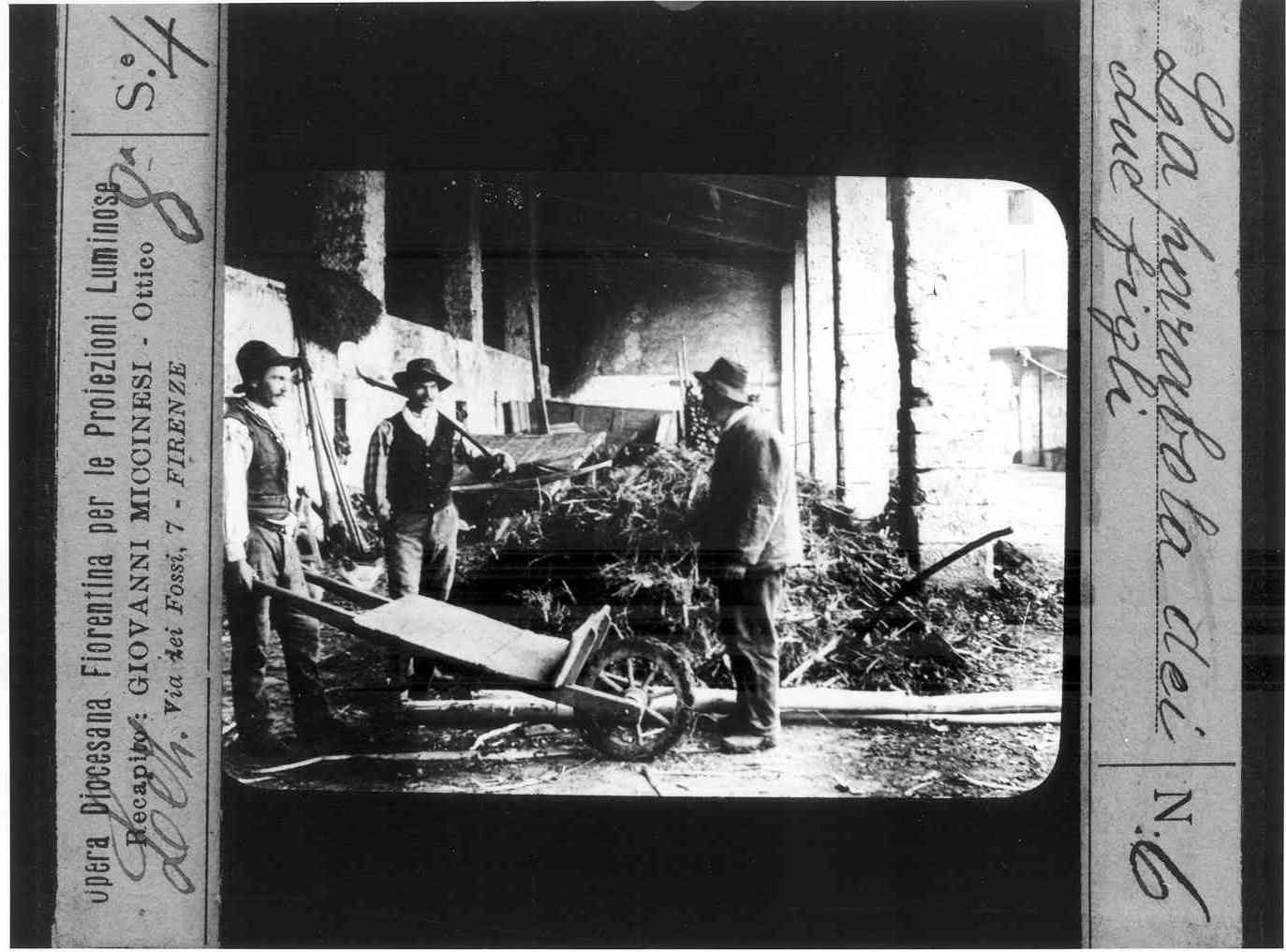 PARABOLA DEI DUE FIGLI (diapositiva) di Anonimo (prima metà XX)