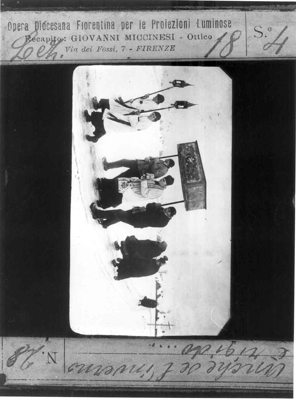 PROCESSIONE (diapositiva) di Anonimo (prima metà XX)