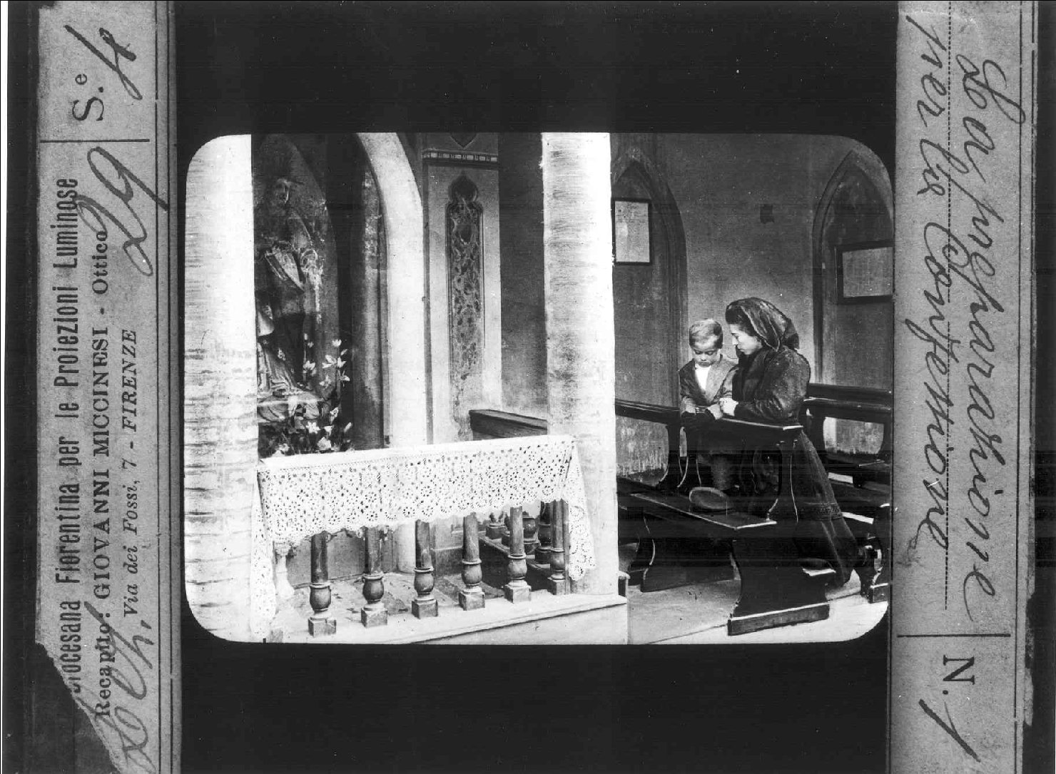 CONFESSIONE (diapositiva) di Anonimo (prima metà XX)