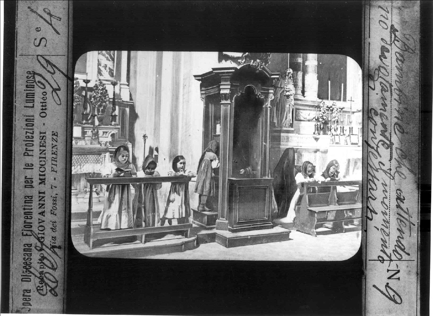 CONFESSIONE (diapositiva) di Anonimo (prima metà XX)