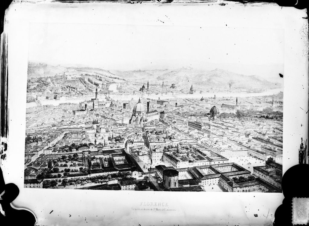 Firenze - Vedute (negativo) di Lint, Enrico van (seconda metà XIX)