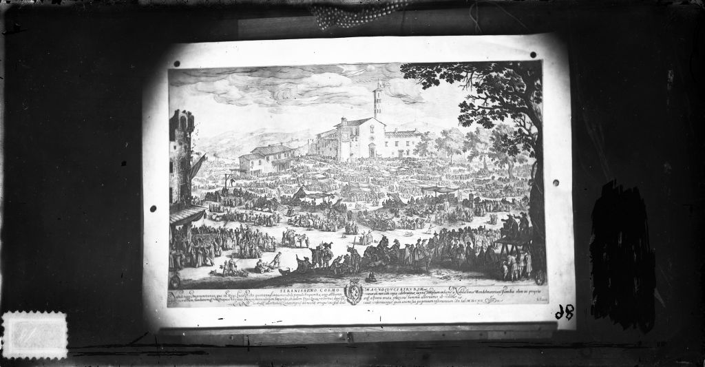 Fiera dell'Impruneta - Stampe (negativo) di Callot, Jacques, Lint, Enrico van (seconda metà XIX)