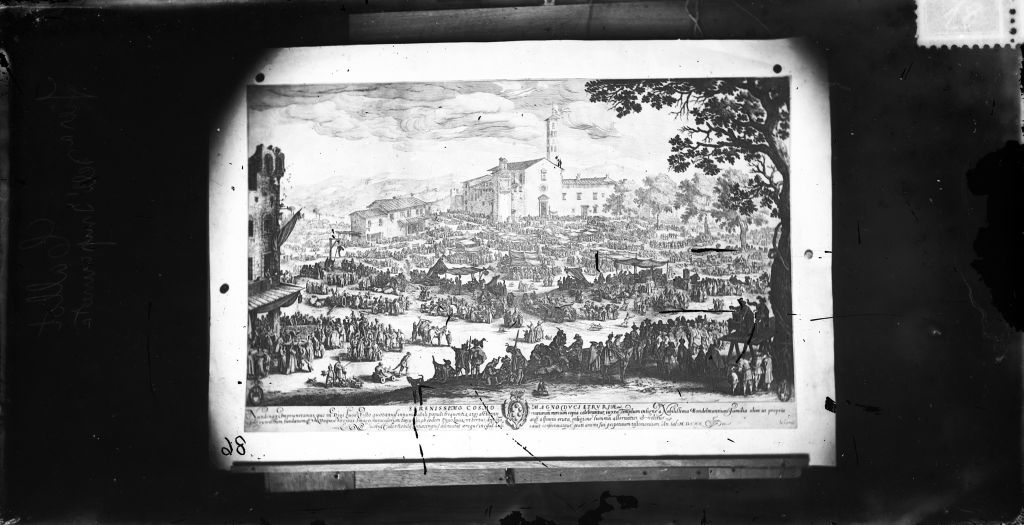 Fiera dell'Impruneta - Stampe (negativo) di Callot, Jacques, Lint, Enrico van (seconda metà XIX)