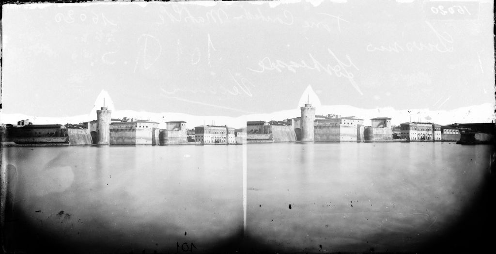 Livorno - Vedute (negativo) di Lint, Enrico van (seconda metà XIX)