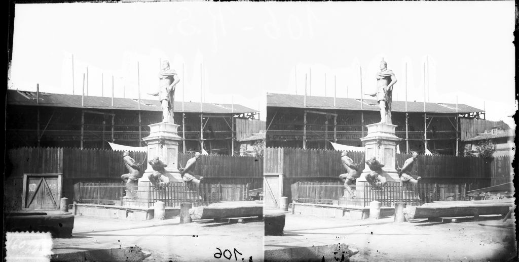 Livorno - Monumento a Ferdinando 1° dé Medici - Vedute (negativo) di Lint, Enrico van (seconda metà XIX)