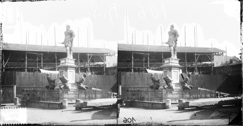 Livorno - Monumento a Ferdinando 1° dé Medici - Vedute (negativo) di Lint, Enrico van (seconda metà XIX)