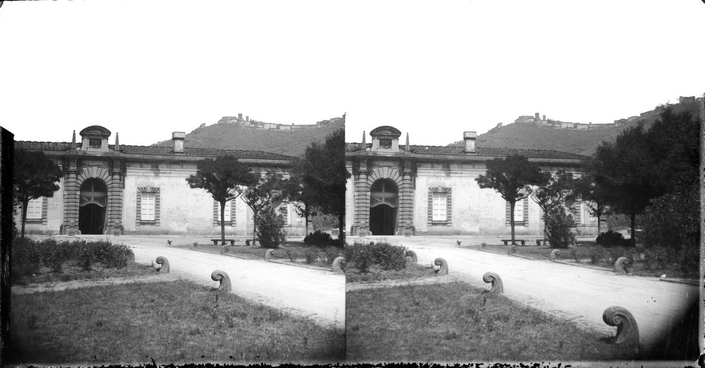 Montecatini Terme - Stabilimenti termali del Tettuccio (negativo) di Lint, Enrico van (seconda metà XIX)