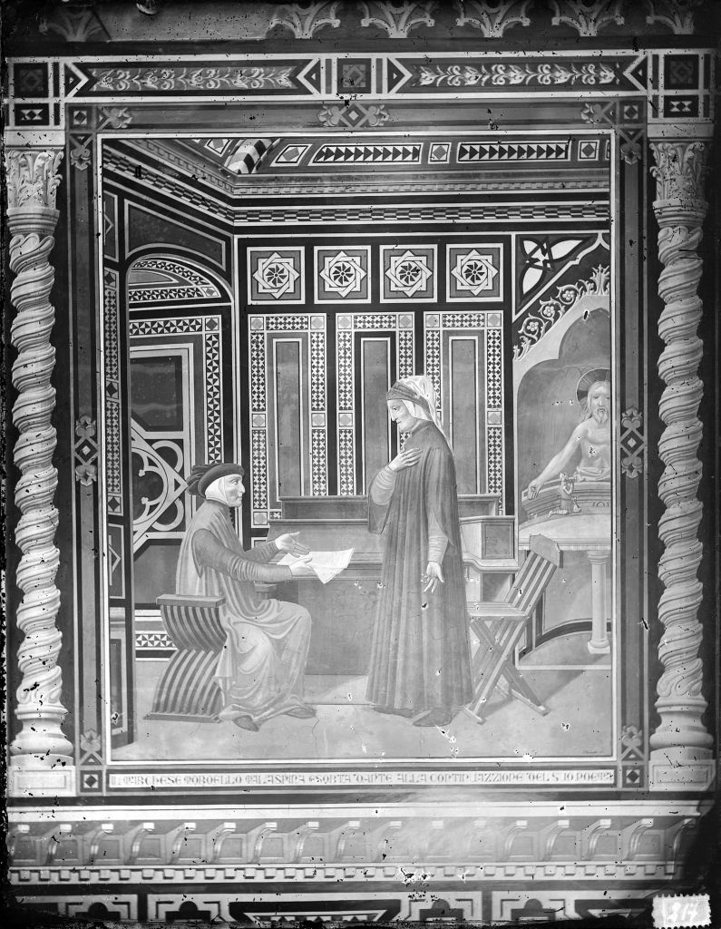 Fosdinovo - Castello Malaspina - Affreschi (negativo) di Bianchi, Gaetano, Lint, Enrico van (seconda metà XIX)