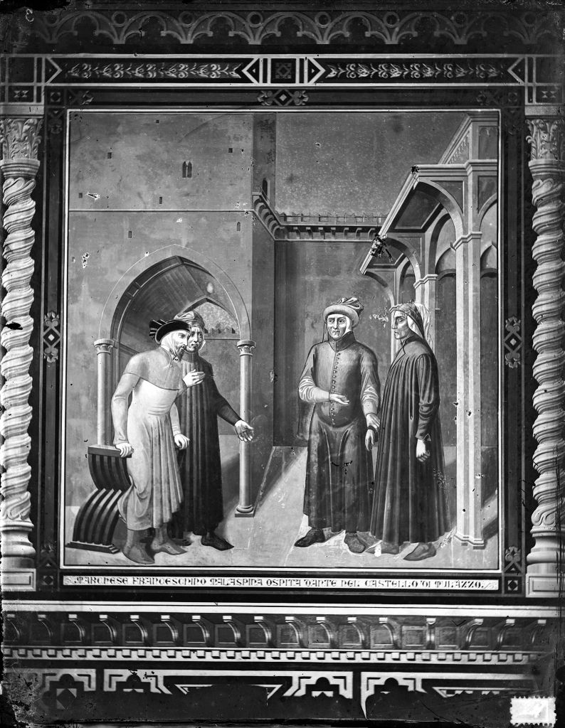 Fosdinovo - Castello Malaspina - Affreschi (negativo) di Bianchi, Gaetano, Lint, Enrico van (seconda metà XIX)