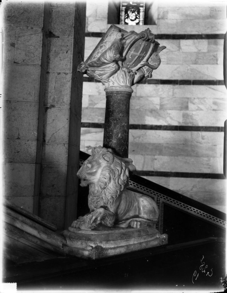 Pisa - Battistero - Pergamo (negativo) di Nicola Pisano, Lint, Enrico van (seconda metà XIX)