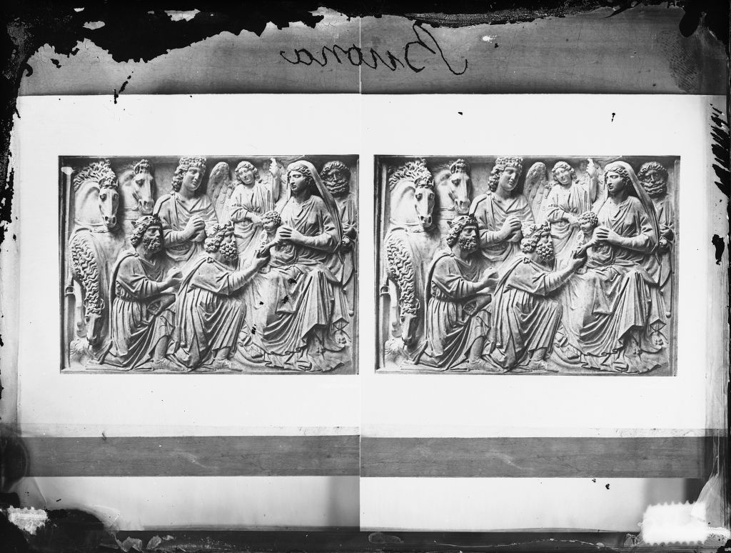 Pisa - Battistero - Pergamo (negativo) di Nicola Pisano, Lint, Enrico van (seconda metà XIX)