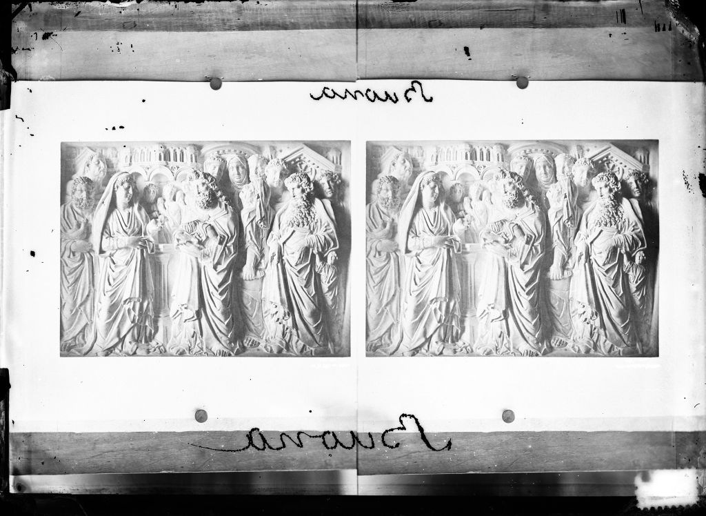 Pisa - Battistero - Pergamo (negativo) di Nicola Pisano, Lint, Enrico van (seconda metà XIX)