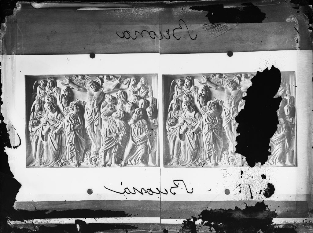 Pisa - Battistero - Pergamo (negativo) di Nicola Pisano, Arnolfo di Cambio, Giovanni Pisano, Lint, Enrico van (seconda metà XIX)