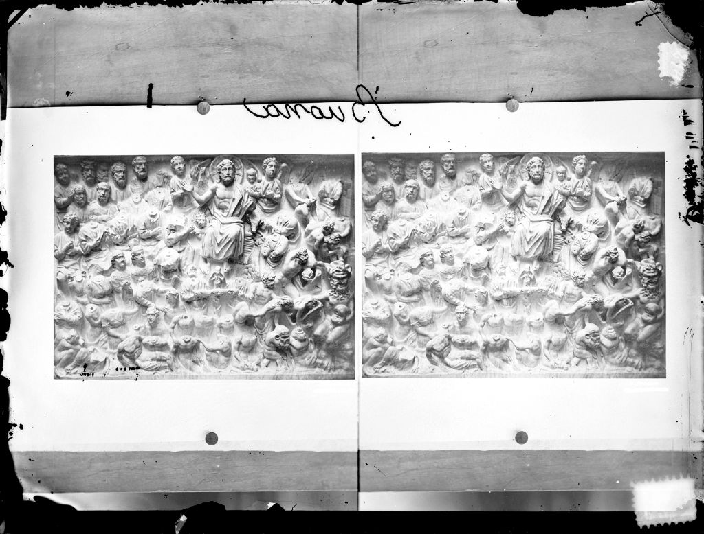 Pisa - Battistero - Pergamo (negativo) di Nicola Pisano, Arnolfo di Cambio, Giovanni Pisano, Lint, Enrico van (terzo quarto XIX)