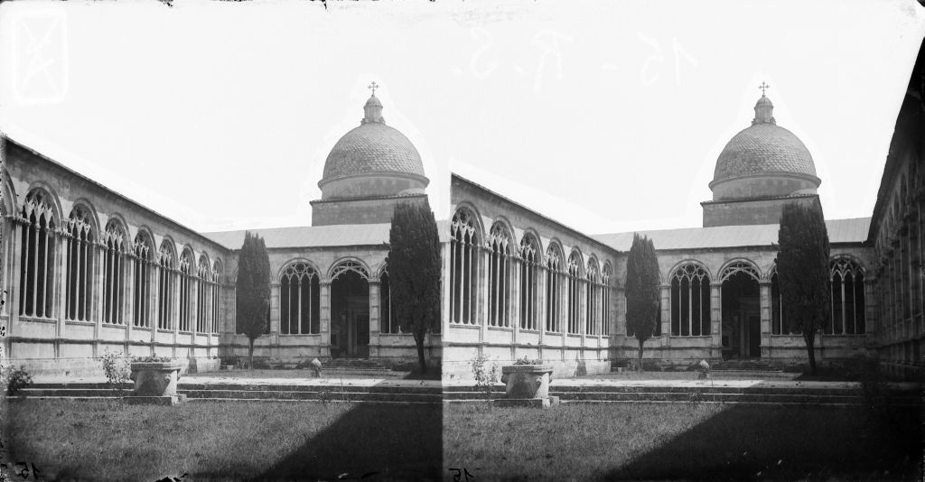 Pisa - Camposanto - Vedute (negativo) di Lint, Enrico van (seconda metà XIX)