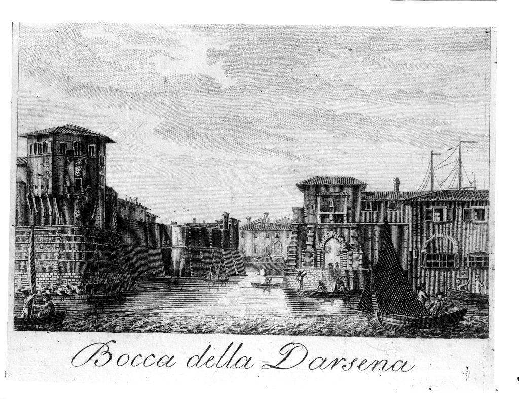 Livorno - Vedute - Stampe (negativo) di Brandi (XIX/ XX)