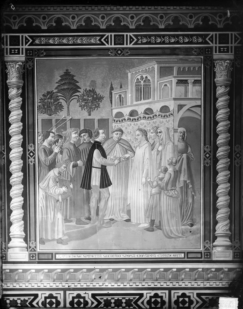 Fosdinovo - Castello Malaspina - Affreschi (negativo) di Bianchi, Gaetano, Anonimo (XIX/ XX)