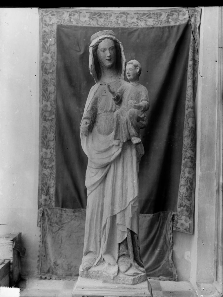 Pisa - Via S. Maria - Statue (negativo) di Zannone (XIX/ XX)